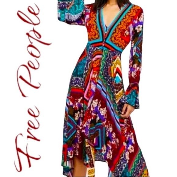 Free People Dresses & Skirts - 🐦‍🔥FREE PEOPLE🐦‍🔥PHOENIX HI LOW DRESS/DUSTER